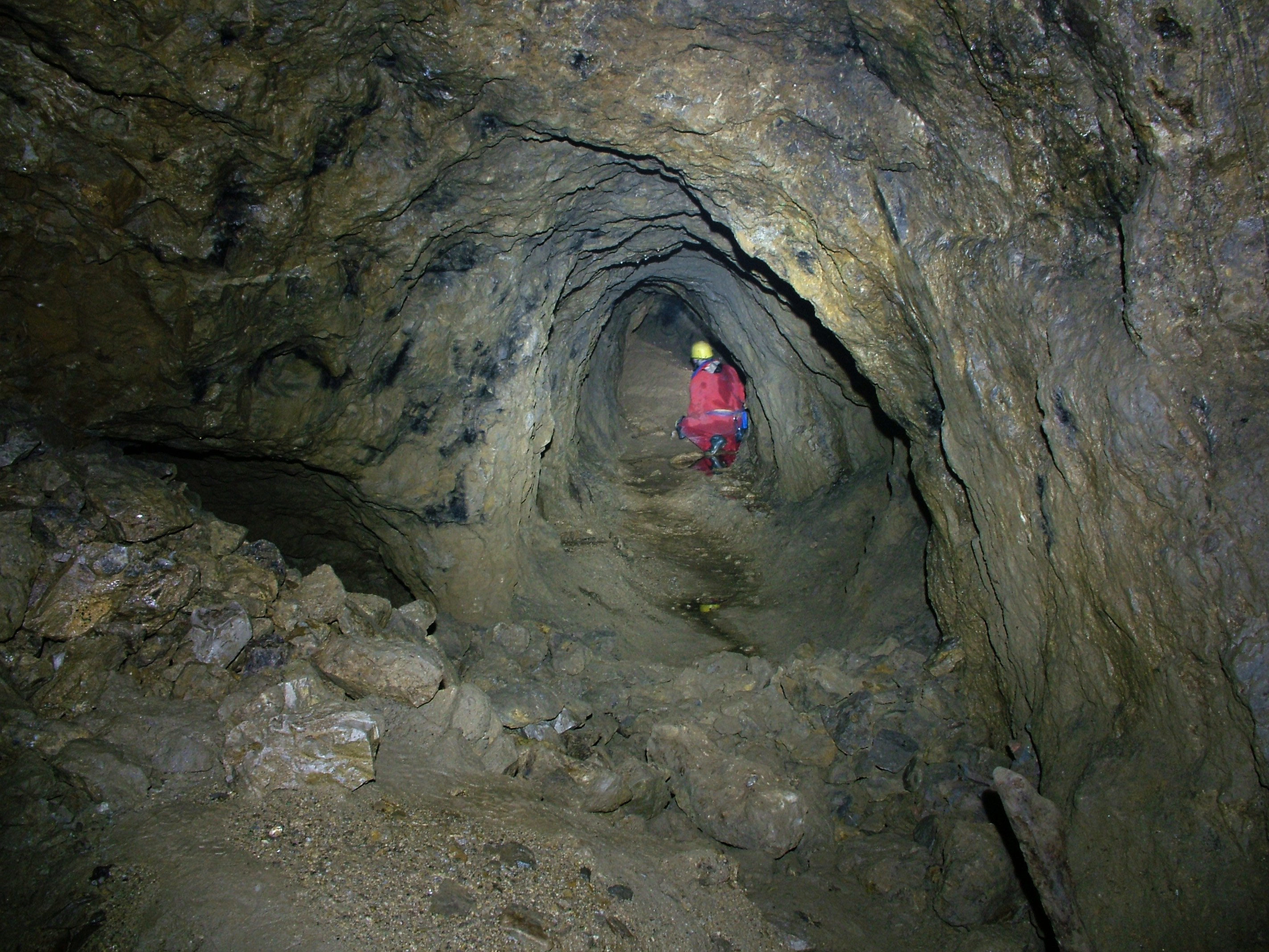 Brian above the adit